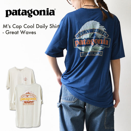 Patagonia [パタゴニア正規代理店] M's Cap Cool Daily Shirt - Great Waves [45456] メンズ・キャプリーン・クール・デイリー・シャツ（グレート・ウェーブス）・MEN'S [2026SS]