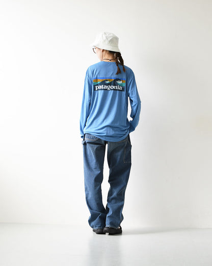 Patagonia [パタゴニア正規代理店] M's L/S Cap Cool Daily Shirt - Boardshort Logo [45457] メンズ・ロングスリーブ・キャプリーン・クール・デイリー・シャツ（ボードショーツ・ロゴ）・MEN'S [2026SS]