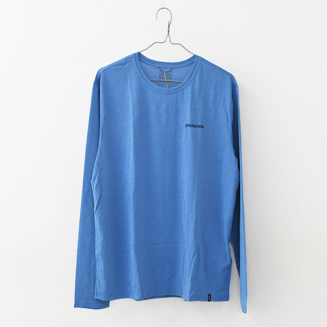 Patagonia [パタゴニア正規代理店] M's L/S Cap Cool Daily Shirt - Boardshort Logo [45457] メンズ・ロングスリーブ・キャプリーン・クール・デイリー・シャツ（ボードショーツ・ロゴ）・MEN'S [2026SS]