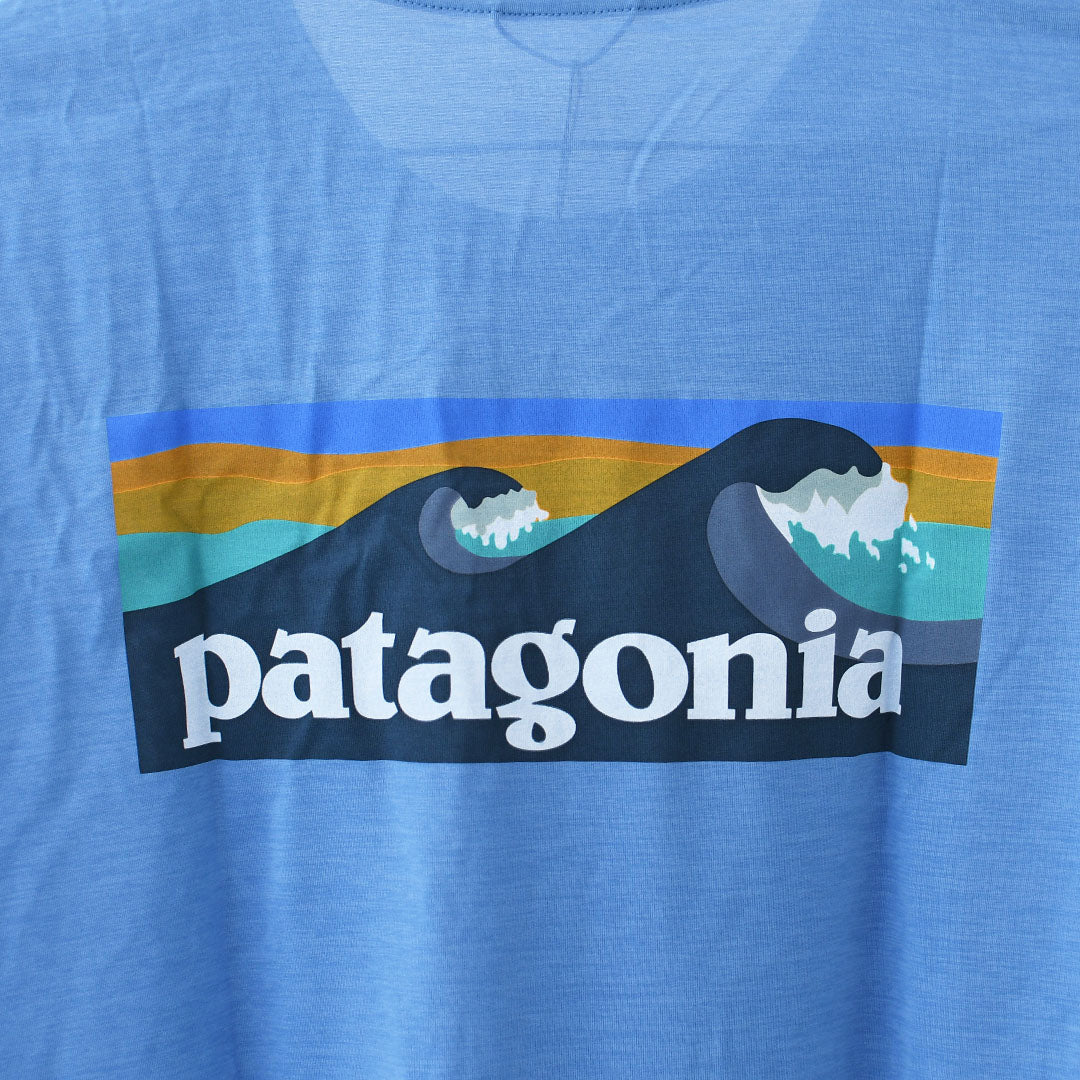 Patagonia [パタゴニア正規代理店] M's L/S Cap Cool Daily Shirt - Boardshort Logo [45457] メンズ・ロングスリーブ・キャプリーン・クール・デイリー・シャツ（ボードショーツ・ロゴ）・MEN'S [2026SS]