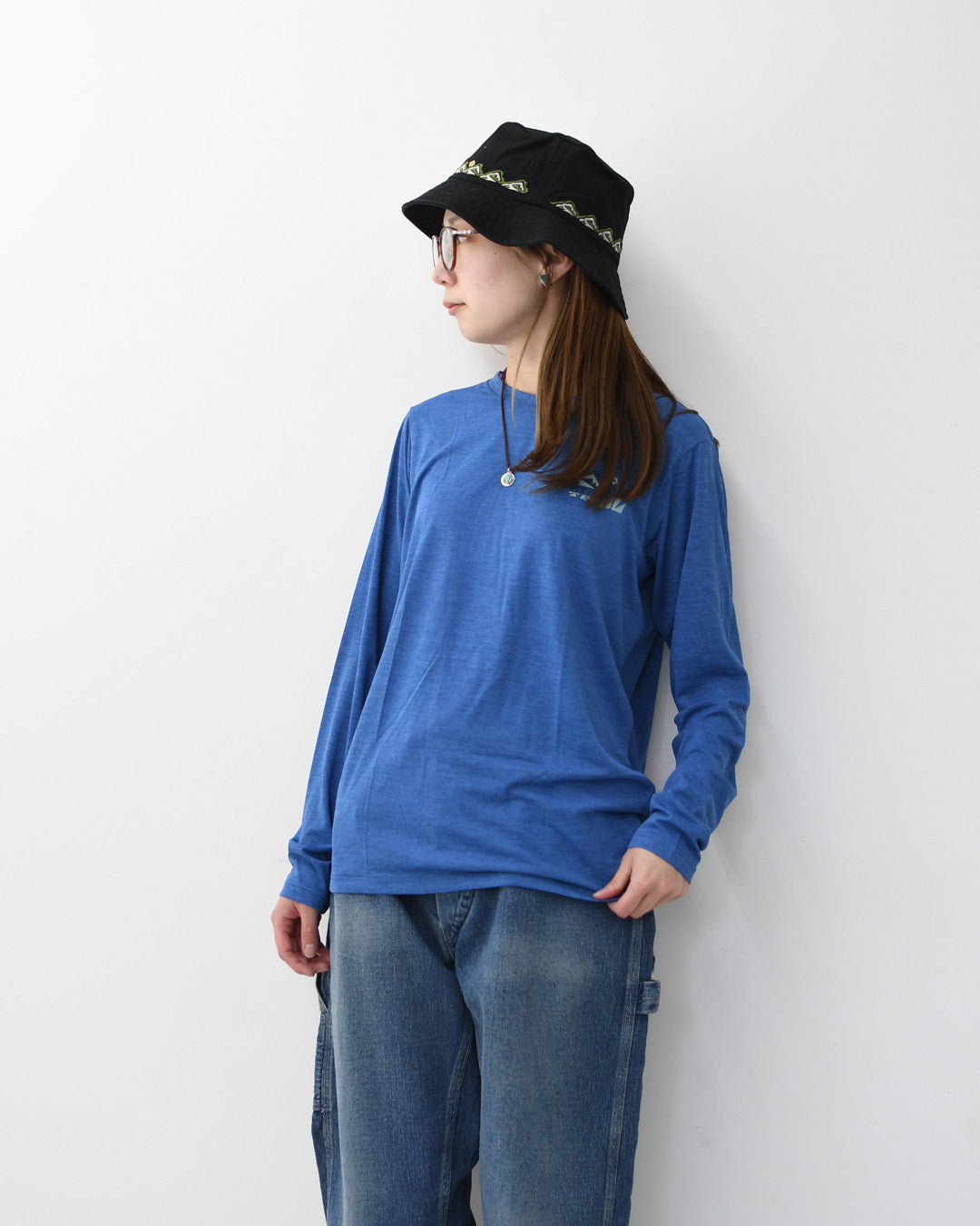 Patagonia [パタゴニア正規代理店] W's L/S Cap Cool Daily Shirt - Trailcheck [45458] ウィメンズ・ロングスリーブ・キャプリーン・クール・デイリー・シャツ（トレイルチェック）・LADY'S [2026SS]