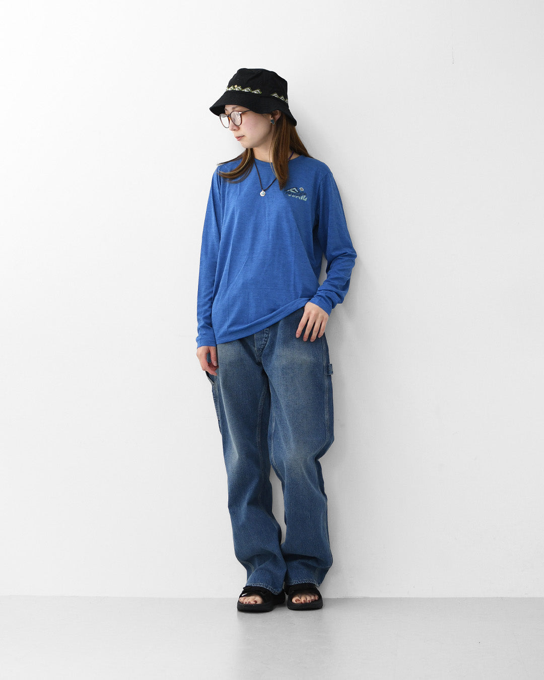 Patagonia [パタゴニア正規代理店] W's L/S Cap Cool Daily Shirt - Trailcheck [45458] ウィメンズ・ロングスリーブ・キャプリーン・クール・デイリー・シャツ（トレイルチェック）・LADY'S [2026SS]