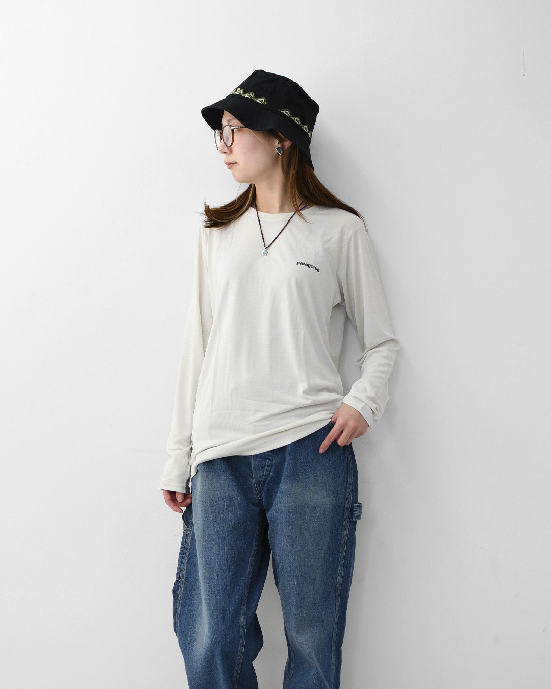 Patagonia [パタゴニア正規代理店] W's L/S Cap Cool Daily Shirt - Fitz Roy Trout [45459] ウィメンズ・ロングスリーブ・キャプリーン・クール・デイリー・シャツ（フィッツロイ・トラウト）・長袖Tシャツ・LADY'S [2026SS]