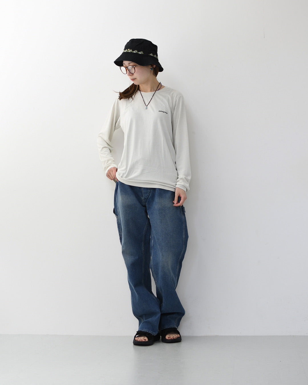 Patagonia [パタゴニア正規代理店] W's L/S Cap Cool Daily Shirt - Fitz Roy Trout [45459] ウィメンズ・ロングスリーブ・キャプリーン・クール・デイリー・シャツ（フィッツロイ・トラウト）・長袖Tシャツ・LADY'S [2026SS]