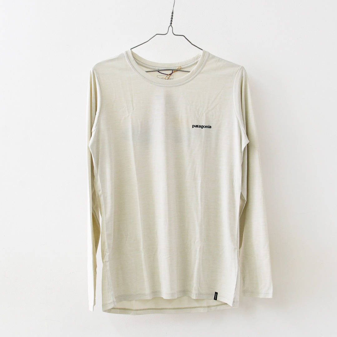 Patagonia [パタゴニア正規代理店] W's L/S Cap Cool Daily Shirt - Fitz Roy Trout [45459] ウィメンズ・ロングスリーブ・キャプリーン・クール・デイリー・シャツ（フィッツロイ・トラウト）・長袖Tシャツ・LADY'S [2026SS]