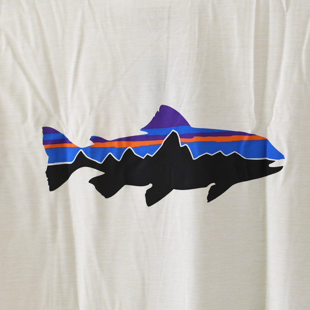 Patagonia [パタゴニア正規代理店] W's L/S Cap Cool Daily Shirt - Fitz Roy Trout [45459] ウィメンズ・ロングスリーブ・キャプリーン・クール・デイリー・シャツ（フィッツロイ・トラウト）・長袖Tシャツ・LADY'S [2026SS]