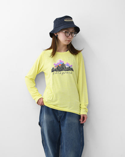 Patagonia [パタゴニア正規代理店] W's L/S Cap Cool Daily Shirt - Fitz Roy Nimbus [45462] ウィメンズ・ロングスリーブ・キャプリーン・クール・デイリー・シャツ（フィッツロイ・ニンバス）・LADY'S [2026SS]