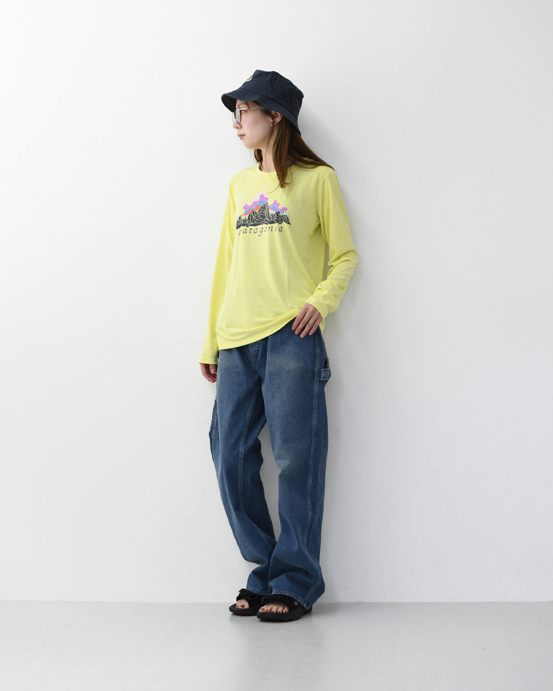 Patagonia [パタゴニア正規代理店] W's L/S Cap Cool Daily Shirt - Fitz Roy Nimbus [45462] ウィメンズ・ロングスリーブ・キャプリーン・クール・デイリー・シャツ（フィッツロイ・ニンバス）・LADY'S [2026SS]