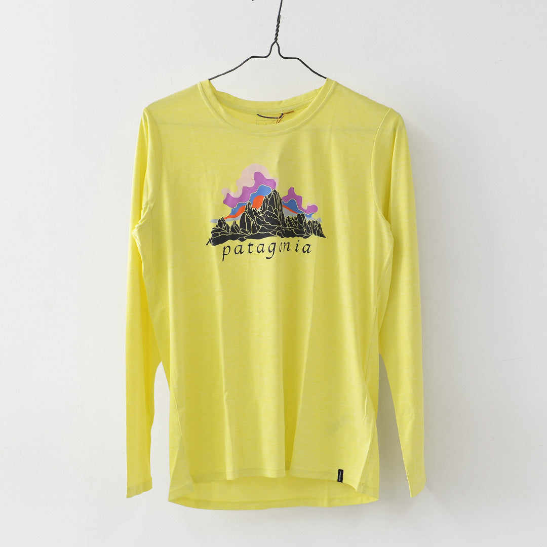 Patagonia [パタゴニア正規代理店] W's L/S Cap Cool Daily Shirt - Fitz Roy Nimbus [45462] ウィメンズ・ロングスリーブ・キャプリーン・クール・デイリー・シャツ（フィッツロイ・ニンバス）・LADY'S [2026SS]