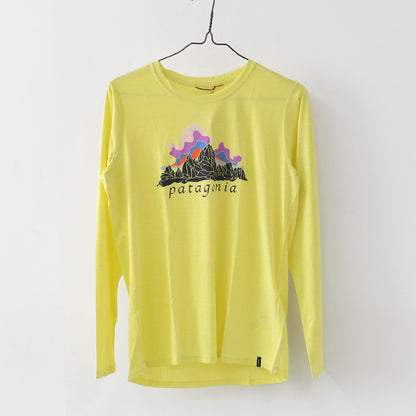Patagonia [パタゴニア正規代理店] W's L/S Cap Cool Daily Shirt - Fitz Roy Nimbus [45462] ウィメンズ・ロングスリーブ・キャプリーン・クール・デイリー・シャツ（フィッツロイ・ニンバス）・LADY'S [2026SS]