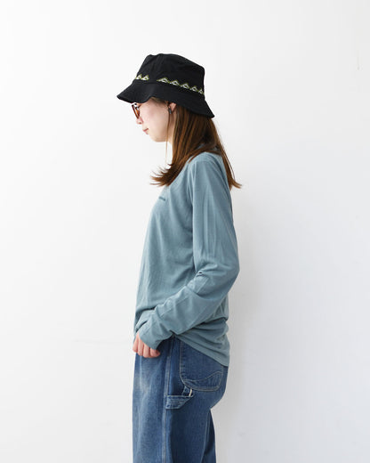 Patagonia [パタゴニア正規代理店] W's L/S Cap Cool Daily Shirt - Boardshort Logo [45465] ウィメンズ・ロングスリーブ・キャプリーン・クール・デイリー・シャツ（ボードショーツ・ロゴ）・長袖Tシャツ・LADY'S [2026SS]