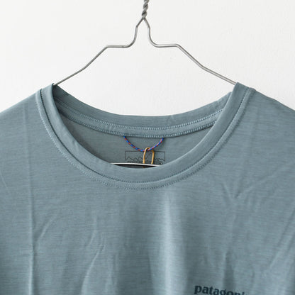 Patagonia [パタゴニア正規代理店] W's L/S Cap Cool Daily Shirt - Boardshort Logo [45465] ウィメンズ・ロングスリーブ・キャプリーン・クール・デイリー・シャツ（ボードショーツ・ロゴ）・長袖Tシャツ・LADY'S [2026SS]
