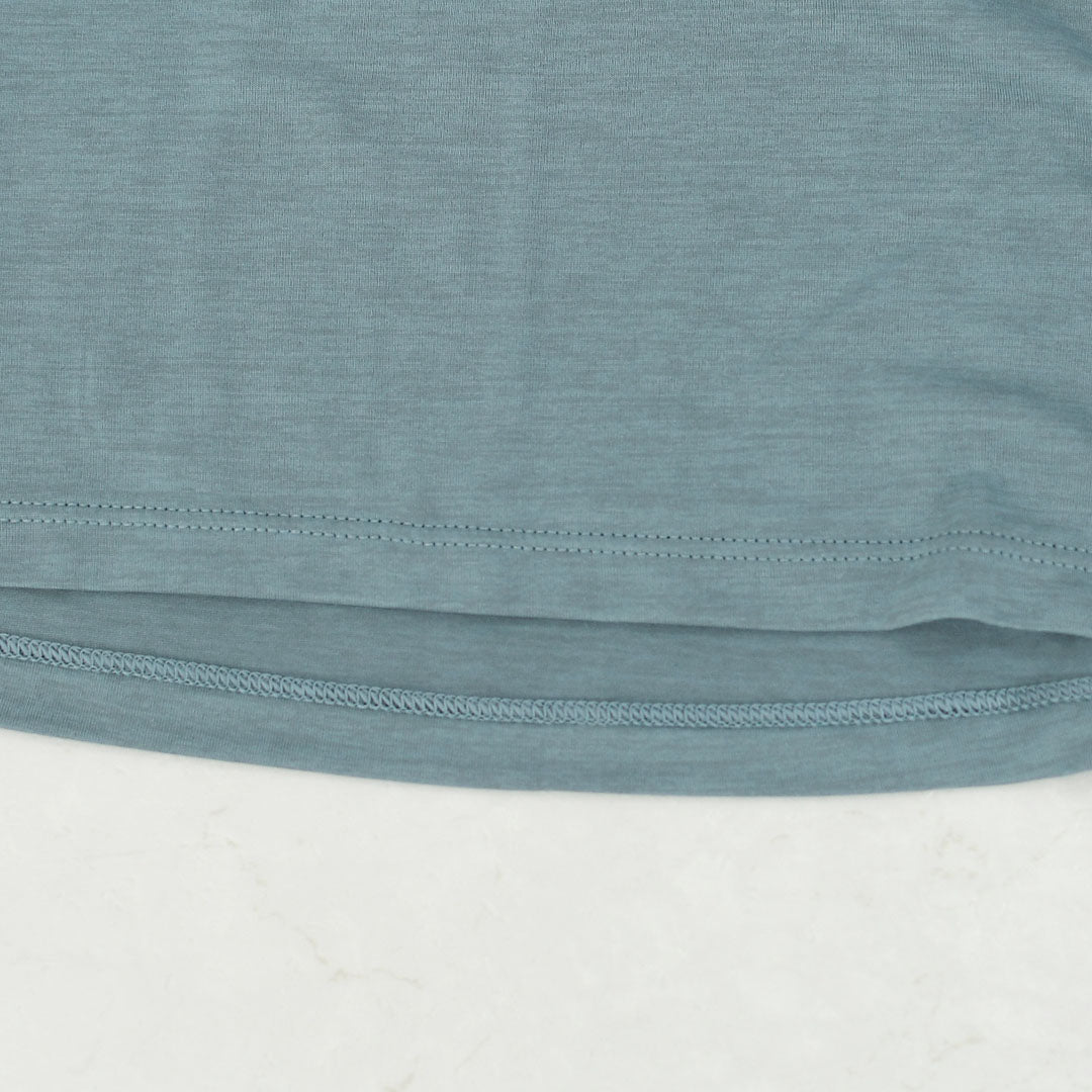 Patagonia [パタゴニア正規代理店] W's L/S Cap Cool Daily Shirt - Boardshort Logo [45465] ウィメンズ・ロングスリーブ・キャプリーン・クール・デイリー・シャツ（ボードショーツ・ロゴ）・長袖Tシャツ・LADY'S [2026SS]