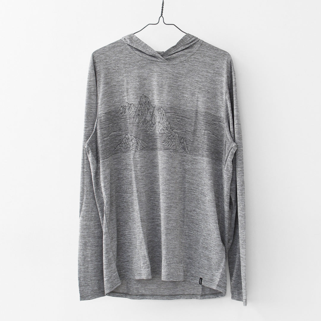 Patagonia [パタゴニア正規代理店] M's Cap Cool Daily Hoody - Strataspire Stripe [45468] メンズ・キャプリーン・クール・デイリー・フーディ（ストラタスパイア・ストライプ）・MEN'S [2026SS]