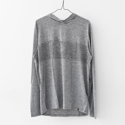 Patagonia [パタゴニア正規代理店] M's Cap Cool Daily Hoody - Strataspire Stripe [45468] メンズ・キャプリーン・クール・デイリー・フーディ（ストラタスパイア・ストライプ）・MEN'S [2026SS]