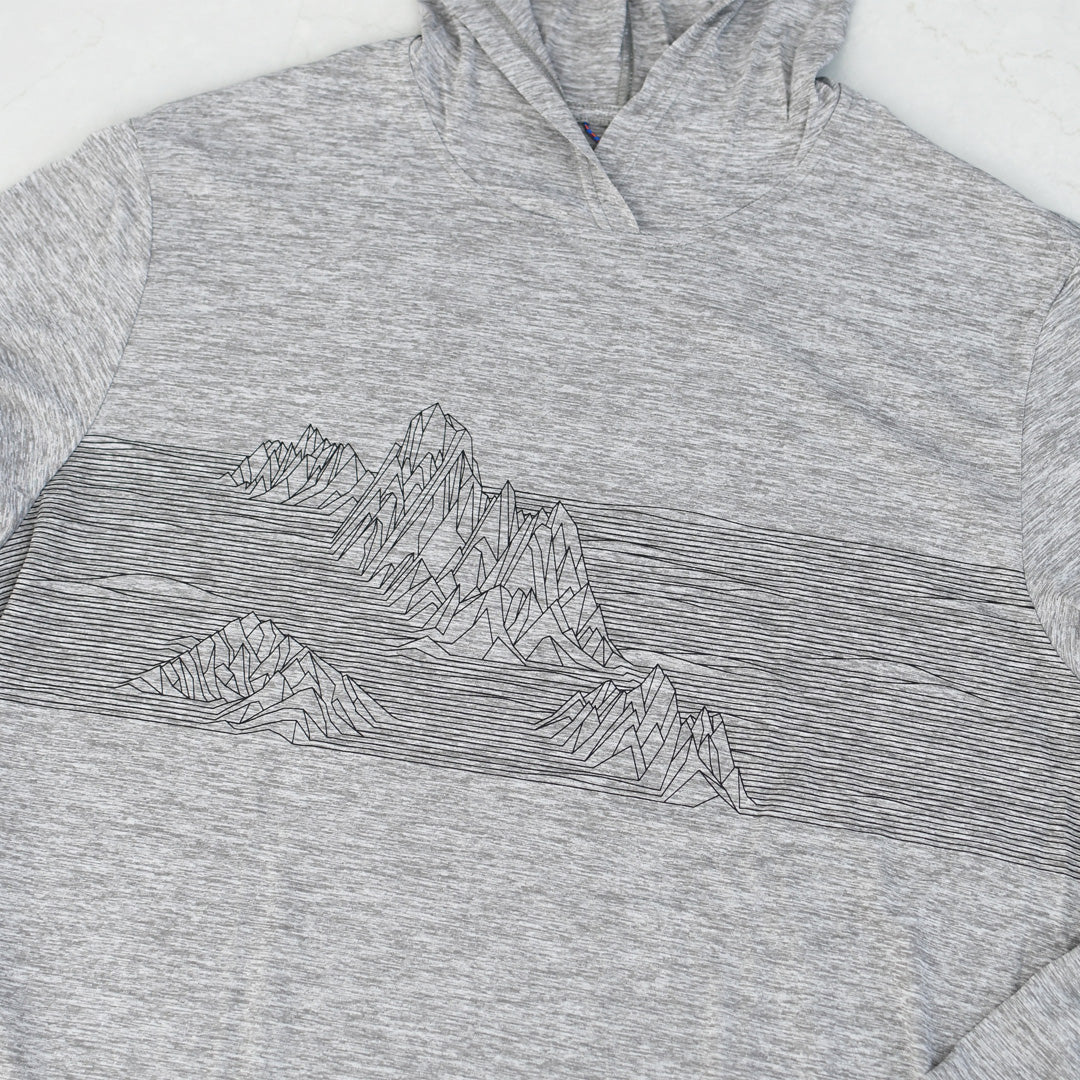 Patagonia [パタゴニア正規代理店] M's Cap Cool Daily Hoody - Strataspire Stripe [45468] メンズ・キャプリーン・クール・デイリー・フーディ（ストラタスパイア・ストライプ）・MEN'S [2026SS]