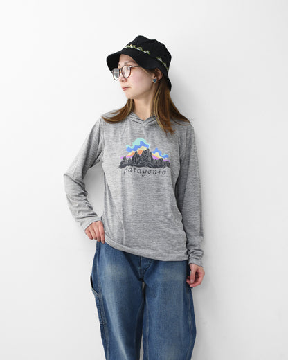 Patagonia [パタゴニア正規代理店] W's Cap Cool Daily Hoody - Fitz Roy Nimbus [45472] ウィメンズ・キャプリーン・クール・デイリー・フーディ（フィッツロイ・ニンバス）・LADY'S [2026SS]