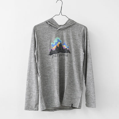 Patagonia [パタゴニア正規代理店] W's Cap Cool Daily Hoody - Fitz Roy Nimbus [45472] ウィメンズ・キャプリーン・クール・デイリー・フーディ（フィッツロイ・ニンバス）・LADY'S [2026SS]