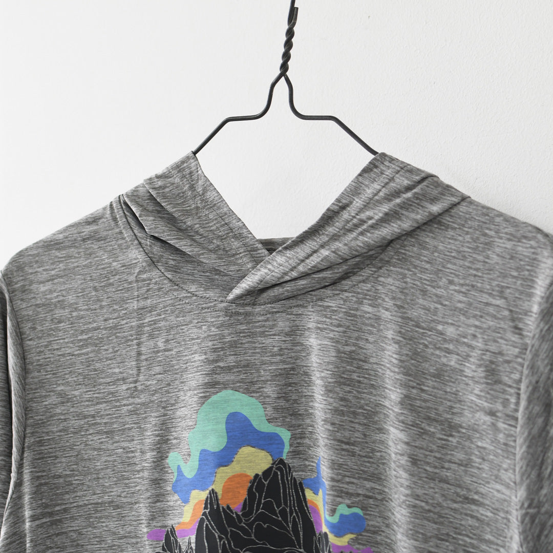 Patagonia [パタゴニア正規代理店] W's Cap Cool Daily Hoody - Fitz Roy Nimbus [45472] ウィメンズ・キャプリーン・クール・デイリー・フーディ（フィッツロイ・ニンバス）・LADY'S [2026SS]