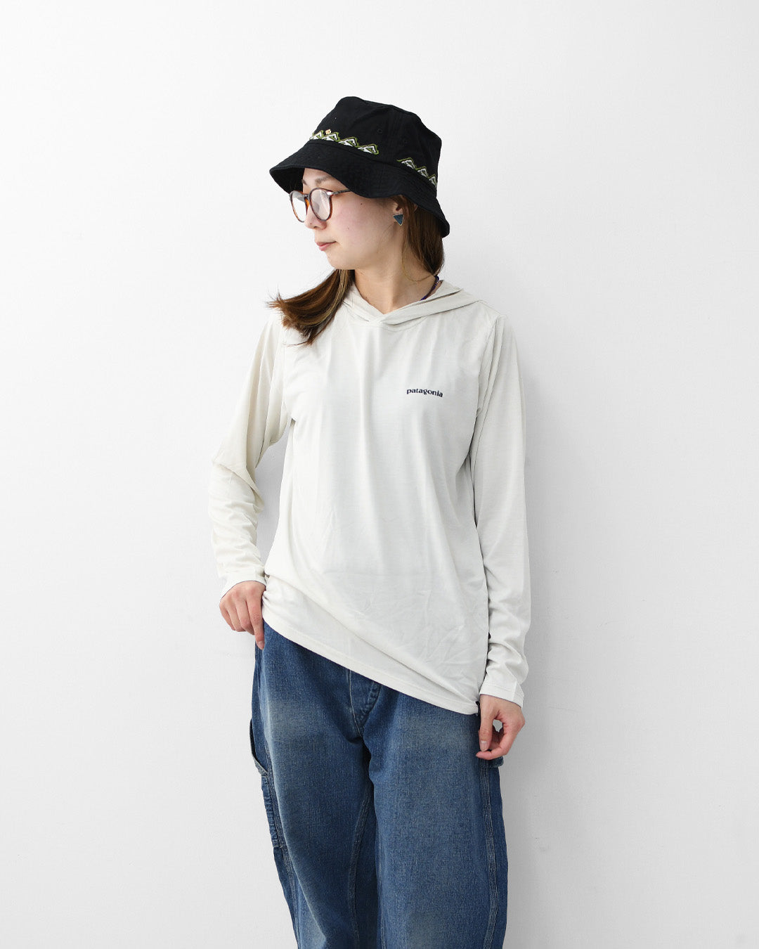 Patagonia [パタゴニア正規代理店] W's Cap Cool Daily Hoody - Boardshort Logo [45474] ウィメンズ・キャプリーン・クール・デイリー・フーディ（ボードショーツ・ロゴ）・LADY'S [2026SS]