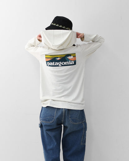 Patagonia [パタゴニア正規代理店] W's Cap Cool Daily Hoody - Boardshort Logo [45474] ウィメンズ・キャプリーン・クール・デイリー・フーディ（ボードショーツ・ロゴ）・LADY'S [2026SS]