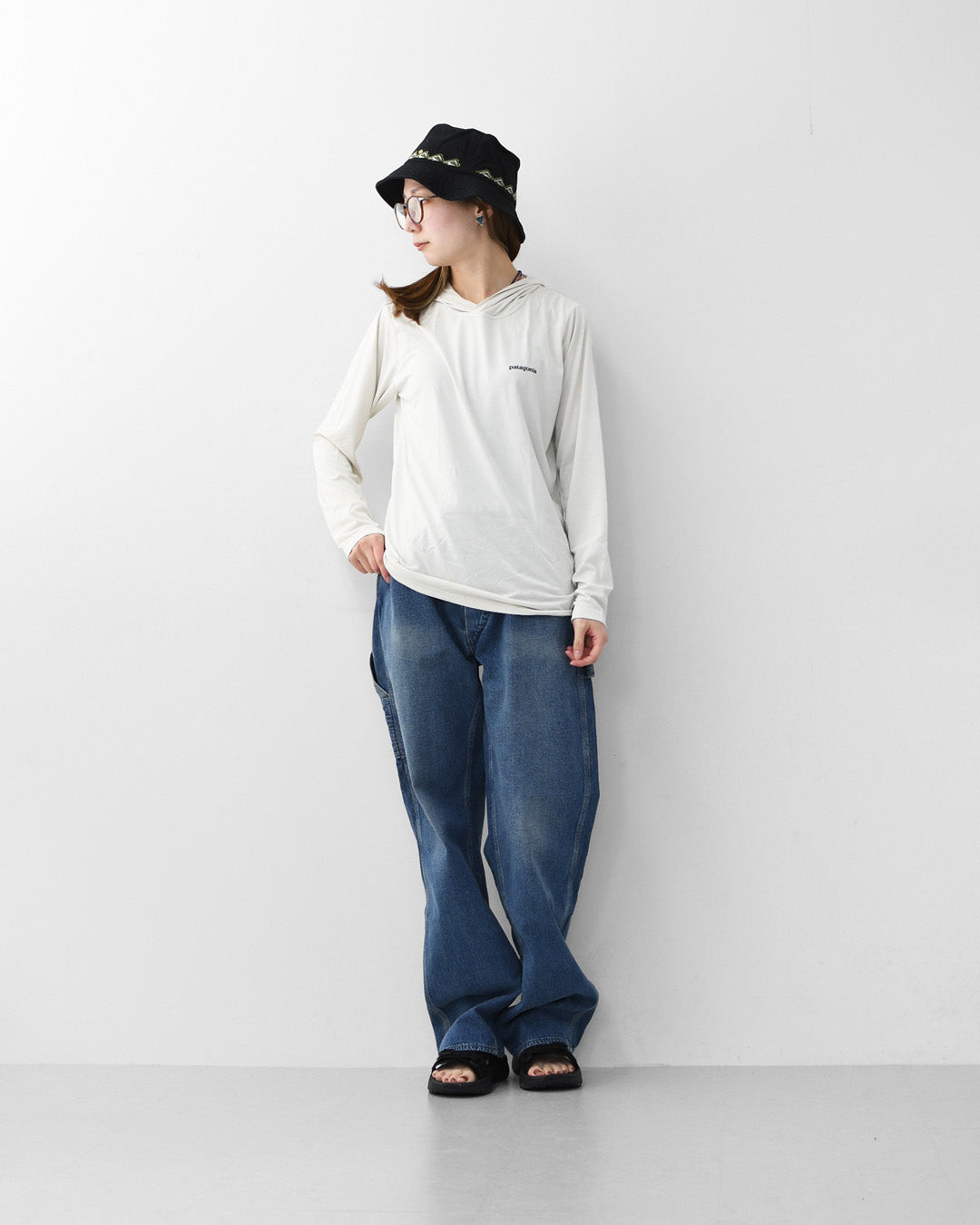 Patagonia [パタゴニア正規代理店] W's Cap Cool Daily Hoody - Boardshort Logo [45474] ウィメンズ・キャプリーン・クール・デイリー・フーディ（ボードショーツ・ロゴ）・LADY'S [2026SS]