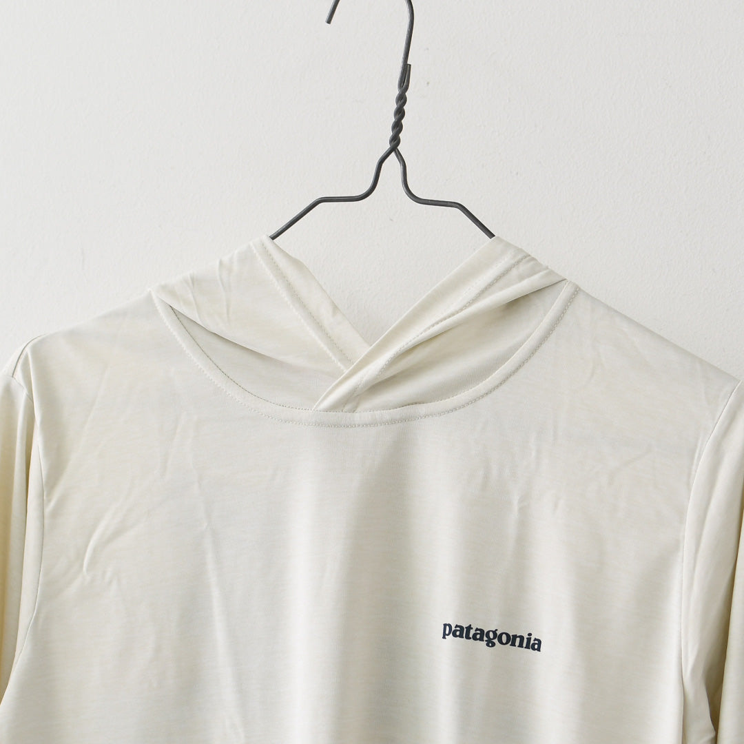 Patagonia [パタゴニア正規代理店] W's Cap Cool Daily Hoody - Boardshort Logo [45474] ウィメンズ・キャプリーン・クール・デイリー・フーディ（ボードショーツ・ロゴ）・LADY'S [2026SS]