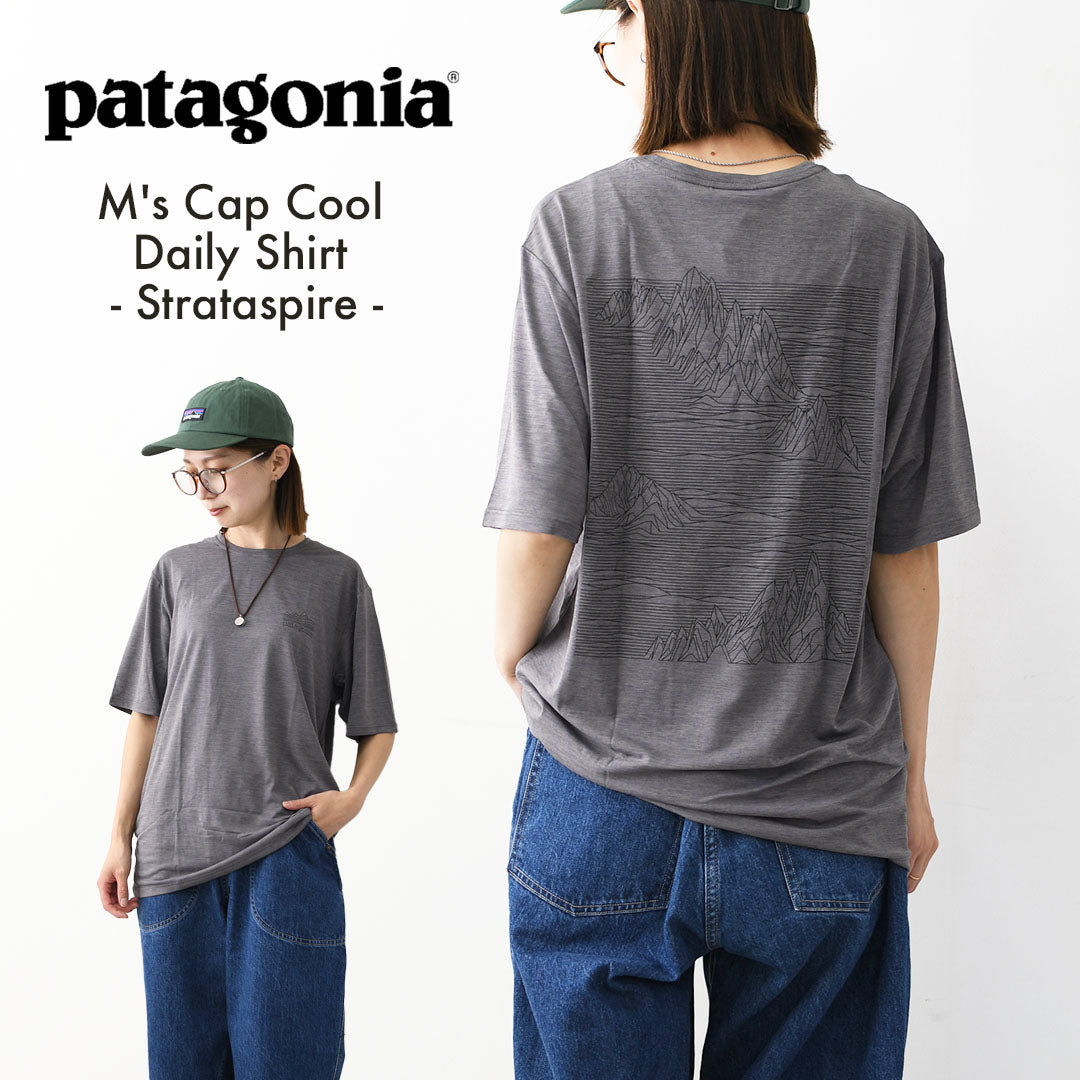 Patagonia [パタゴニア正規代理店] M's Cap Cool Daily Shirt - Strataspire [45479] メンズ・キャプリーン・クール・デイリー・シャツ（ストラタスパイア）・半袖Tシャツ・MEN'S [2026AW]