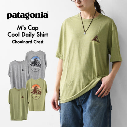 Patagonia [パタゴニア正規代理店] M's Cap Cool Daily Shirt - Chouinard Crest [45480] メンズ・キャプリーン・クール・デイリー・シャツ（シュイナード・クレスト）・MEN'S [2026SS]