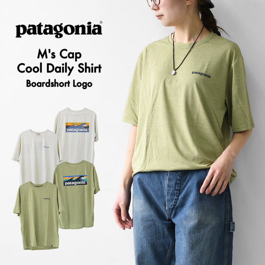 Patagonia [パタゴニア正規代理店] M's Cap Cool Daily Shirt - Boardshort Logo [45481] メンズ・キャプリーン・クール・デイリー・シャツ（ボードショーツ・ロゴ）・MEN'S [2026SS]