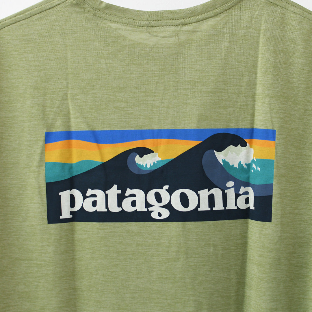 Patagonia [パタゴニア正規代理店] M's Cap Cool Daily Shirt - Boardshort Logo [45481] メンズ・キャプリーン・クール・デイリー・シャツ（ボードショーツ・ロゴ）・MEN'S [2026SS]
