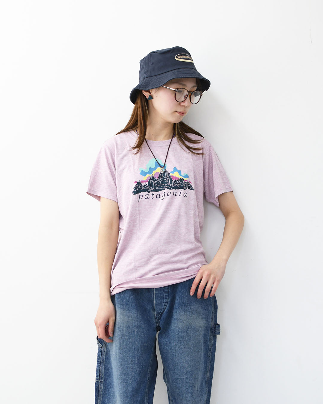 Patagonia [パタゴニア正規代理店] W's Cap Cool Daily Shirt - Fitz Roy Nimbus [45486] ウィメンズ・キャプリーン・クール・デイリー・シャツ（フィッツロイ・ニンバス）・半袖Tシャツ・LADY'S [2026SS]