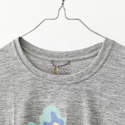 Patagonia [パタゴニア正規代理店] W's Cap Cool Daily Shirt - Fitz Roy Nimbus [45486] ウィメンズ・キャプリーン・クール・デイリー・シャツ（フィッツロイ・ニンバス）・半袖Tシャツ・LADY'S [2026SS]