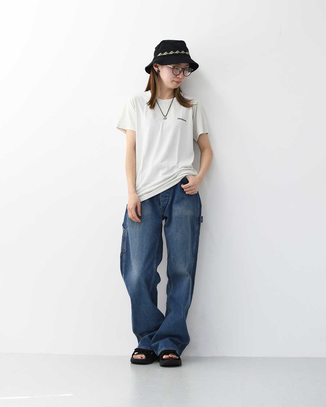 Patagonia [パタゴニア正規代理店] W's Cap Cool Daily Shirt - Boardshort Logo [45489] ウィメンズ・キャプリーン・クール・デイリー・シャツ（ボードショーツ・ロゴ）・半袖Tシャツ・LADY'S [2026SS]