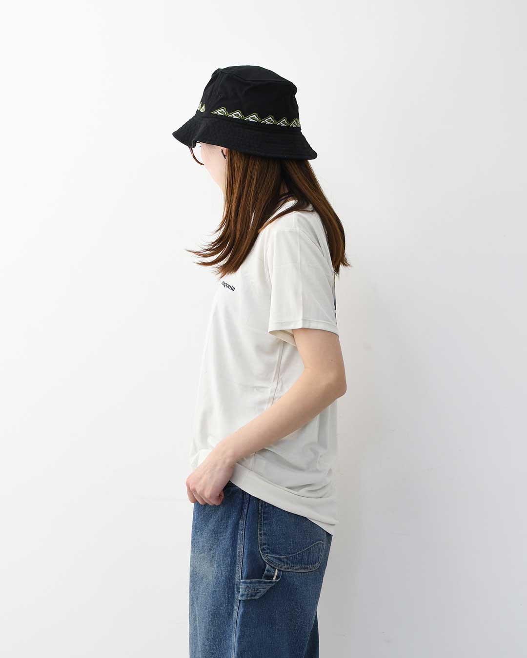Patagonia [パタゴニア正規代理店] W's Cap Cool Daily Shirt - Boardshort Logo [45489] ウィメンズ・キャプリーン・クール・デイリー・シャツ（ボードショーツ・ロゴ）・半袖Tシャツ・LADY'S [2026SS]