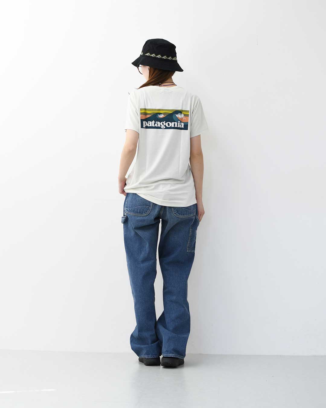 Patagonia [パタゴニア正規代理店] W's Cap Cool Daily Shirt - Boardshort Logo [45489] ウィメンズ・キャプリーン・クール・デイリー・シャツ（ボードショーツ・ロゴ）・半袖Tシャツ・LADY'S [2026SS]