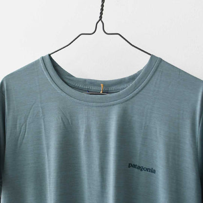 Patagonia [パタゴニア正規代理店] W's Cap Cool Daily Shirt - Boardshort Logo [45489] ウィメンズ・キャプリーン・クール・デイリー・シャツ（ボードショーツ・ロゴ）・半袖Tシャツ・LADY'S [2026SS]