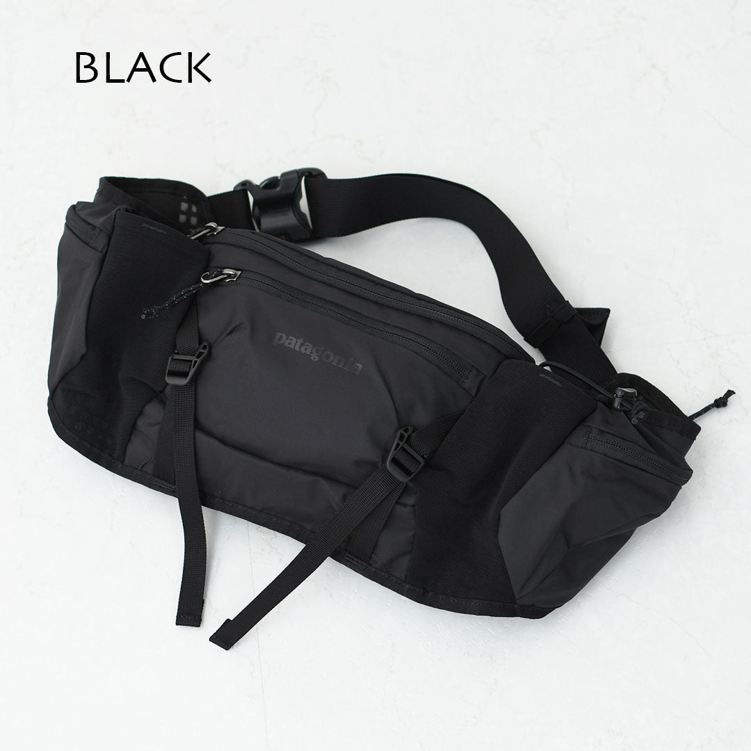 Patagonia [パタゴニア正規代理店] Dirt Roamer Waist Pack -BLK- [48510] ダート・ローマー・ウエスト・パック 3L・ボディバッグ・ウエストポーチ・MEN'S / LADY'S [2025AW]