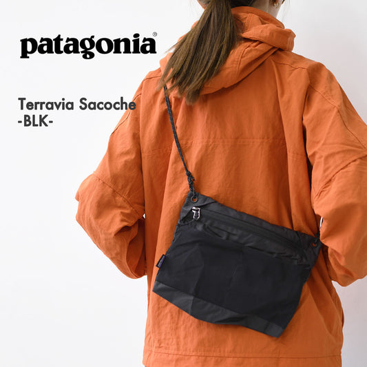Patagonia [パタゴニア正規代理店] Terravia Sacoche -BLK- [48835] テラヴィア・サコッシュ 3L・Black・MEN'S / LADY'S [2026SS]
