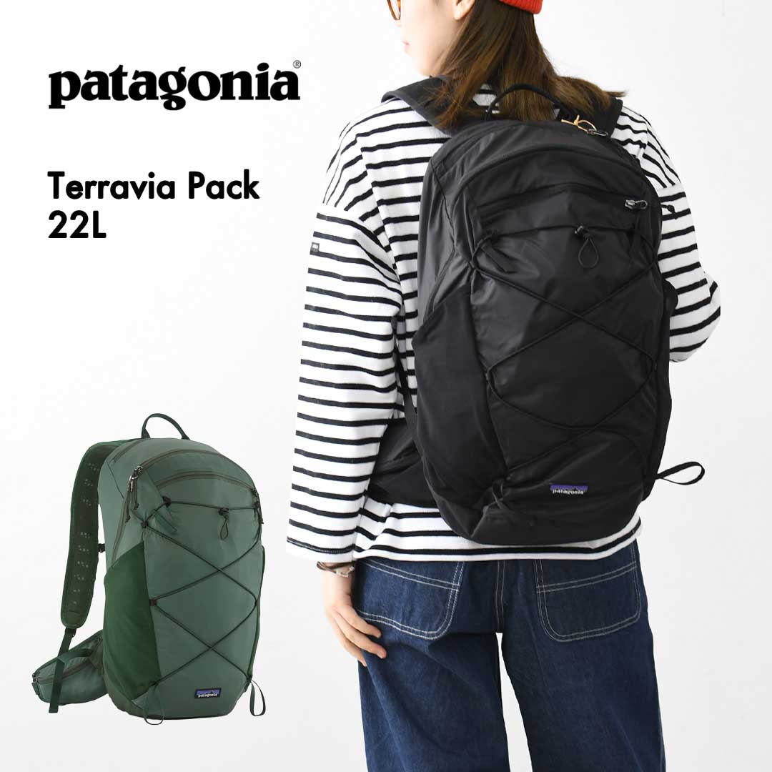 Patagonia [パタゴニア正規代理店] Terravia Pack 22L [48906] テラヴィア・パック 22L・デイパック・リュック・Black・MEN'S / LADY'S [2026AW]