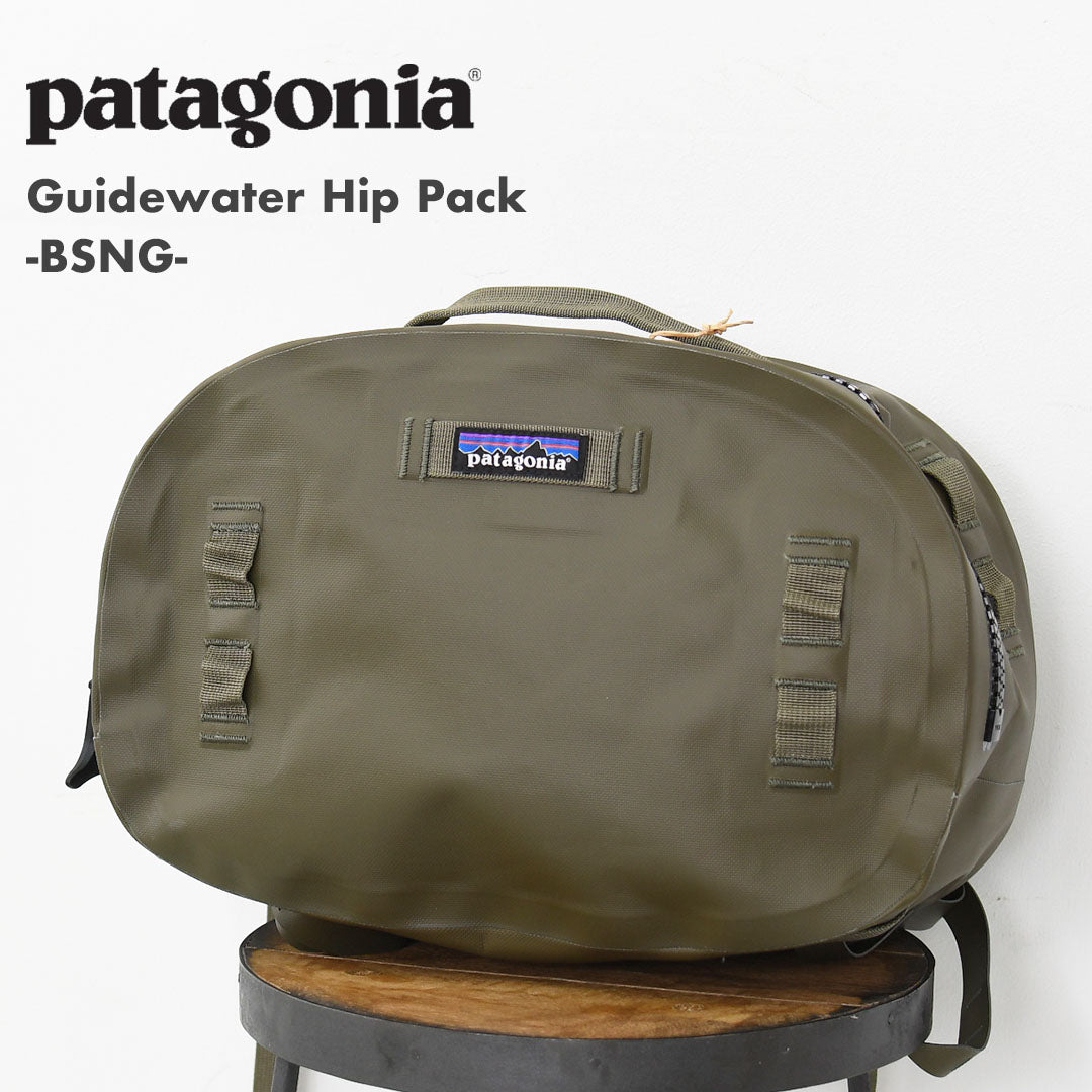 Patagonia [パタゴニア正規代理店] Guidewater Hip Pack -BSNG- [49140] ガイドウォーター・ヒップ・パック 9L・ショルダーバッグ・ウエストポーチ・Basin Green・MEN'S / LADY'S [2025AW]