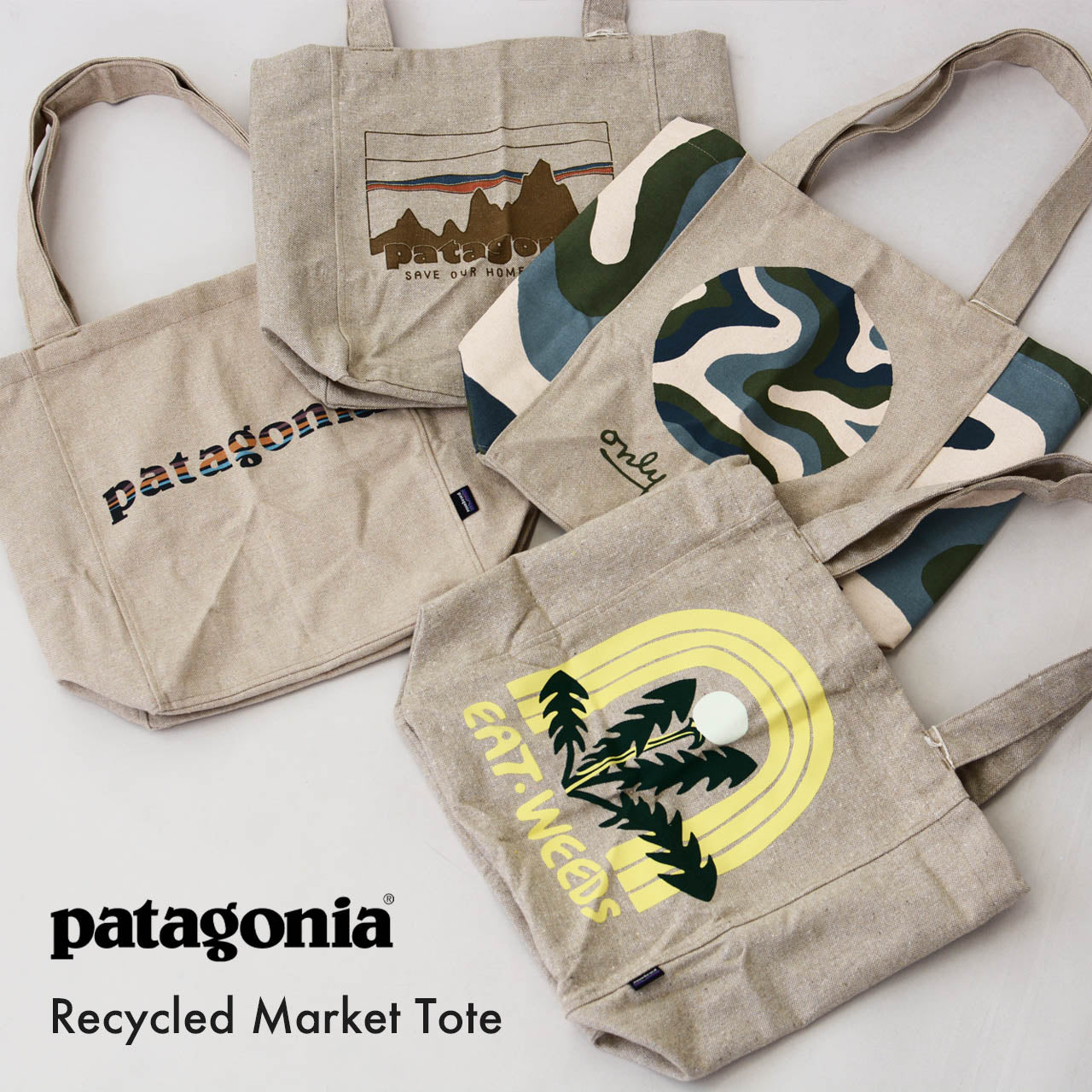 Patagonia [パタゴニア正規代理店] Recycled Market Tote [59250] リサイクル・マーケット・トート・59250-24・MEN'S / LADY'S [2024AW]