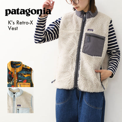 Patagonia [パタゴニア正規代理店] K's Retro-X Vest [65614] キッズ・レトロX・ベスト・アウター・KID'S/LADY'S  [2026AW]