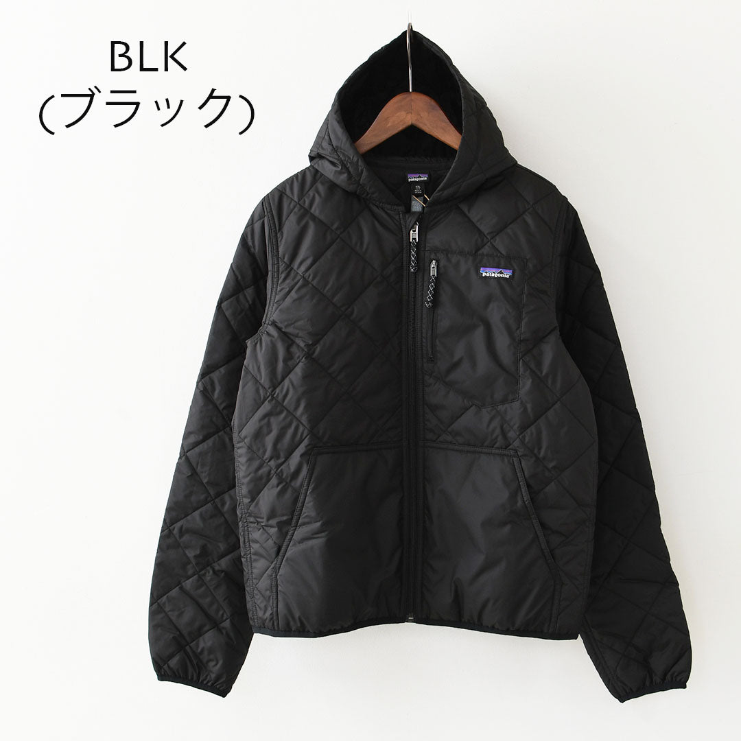 Patagonia [パタゴニア正規代理店] K's Diamond Quilted Hoody [65815] キッズ・ダイアモンド・キルテッド・フーディ・アウター・KID'S/LADY'S  [2025AW]