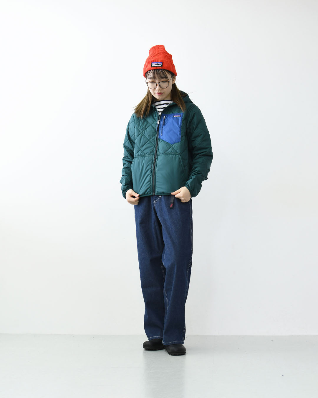 Patagonia [パタゴニア正規代理店] K's Diamond Quilted Hoody [65815] キッズ・ダイアモンド・キルテッド・フーディ・アウター・KID'S/LADY'S  [2025AW]