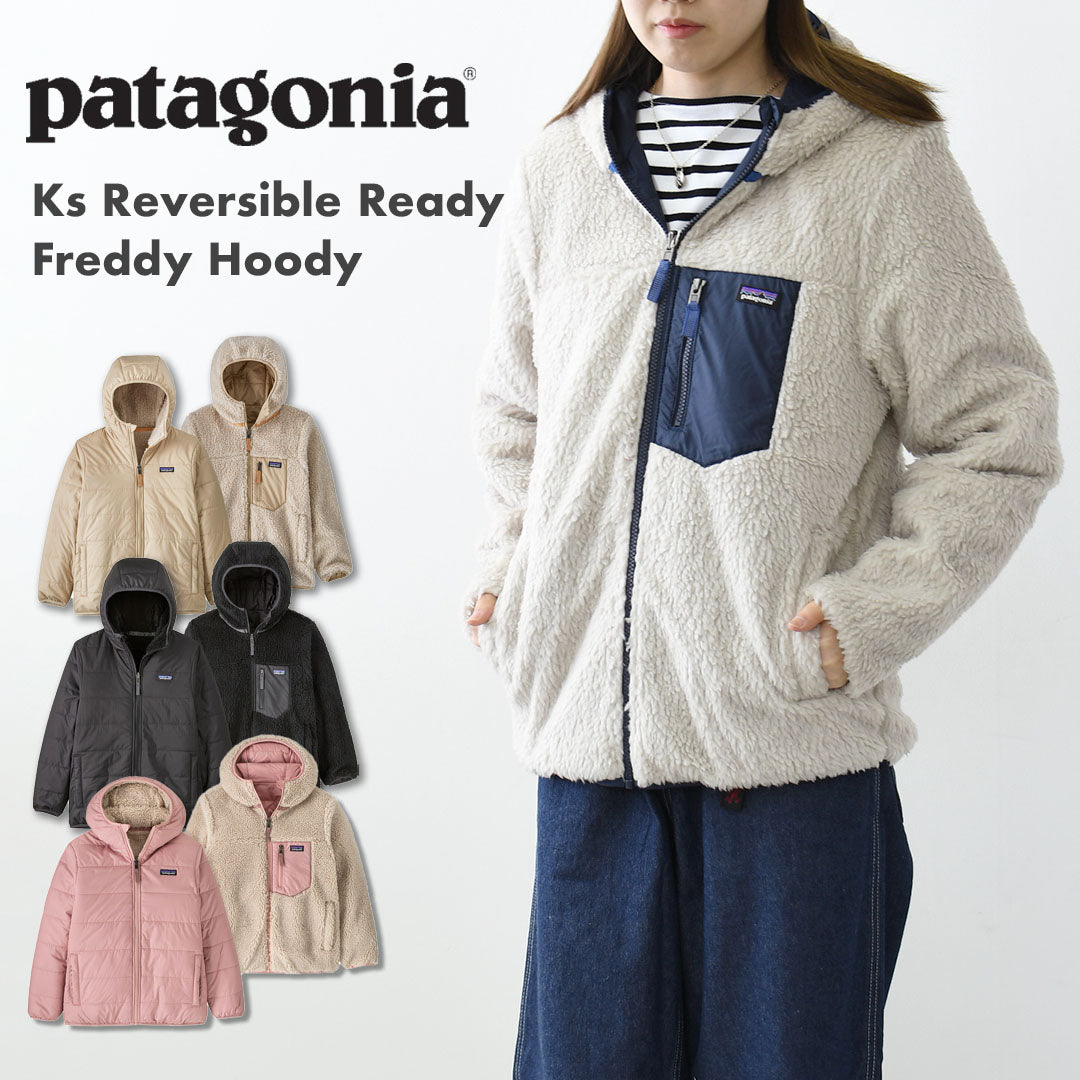 Patagonia [パタゴニア正規代理店] K's Reversible Ready Freddy Hoody [68095] キッズ・リバーシブル・レディ・フレディ・フーディ・アウター・LADY'S [2025AW]
