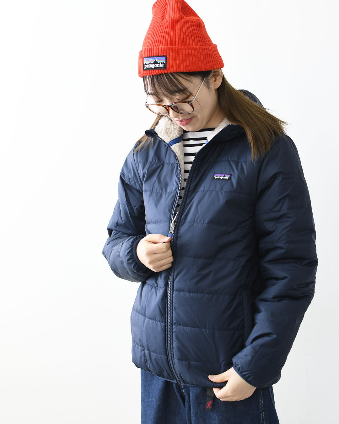 Patagonia [パタゴニア正規代理店] K's Reversible Ready Freddy Hoody [68095] キッズ・リバーシブル・レディ・フレディ・フーディ・アウター・LADY'S [2025AW]