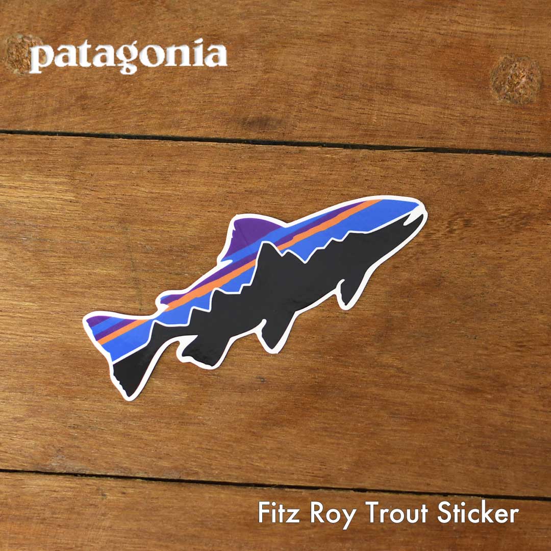 Patagonia [パタゴニア正規代理店] Fitz Roy Trout Sticker [STK10] フィッツロイ・トラウト・ステッカー・MEN'S / LADY'S [2025AW]