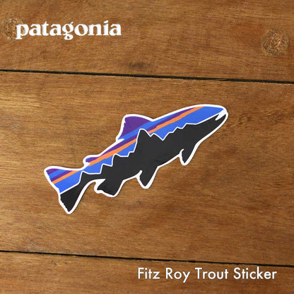 Patagonia [パタゴニア正規代理店] Fitz Roy Trout Sticker [STK10] フィッツロイ・トラウト・ステッカー・MEN'S / LADY'S [2025AW]