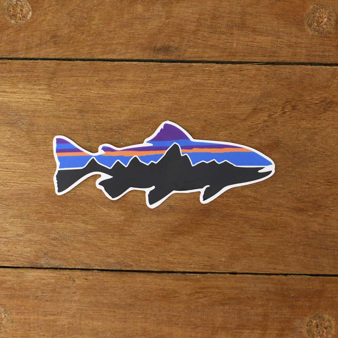 Patagonia [パタゴニア正規代理店] Fitz Roy Trout Sticker [STK10] フィッツロイ・トラウト・ステッカー・MEN'S / LADY'S [2025AW]
